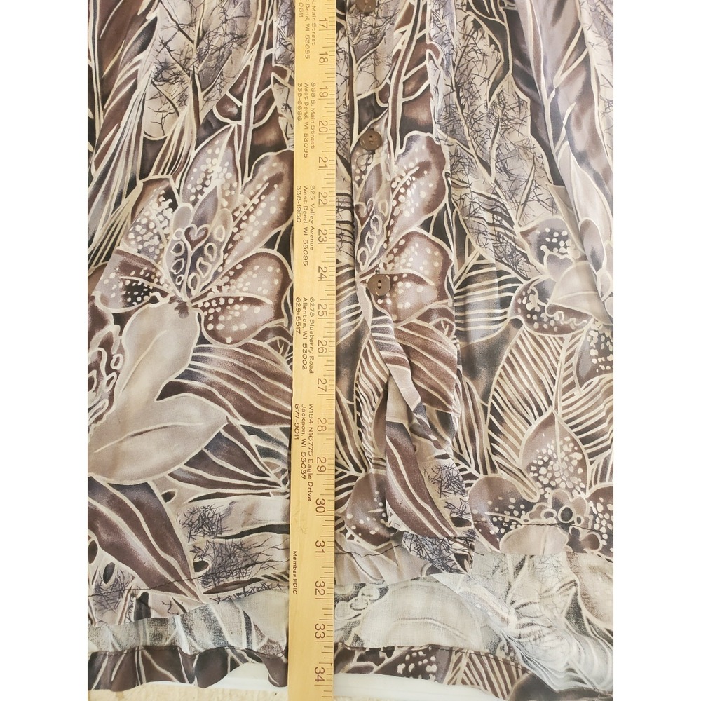 VTG Hilo Hattie The Hawaiian Original Mens 3XL Rayon Challis Floral Shirt - Picture 5 of 7